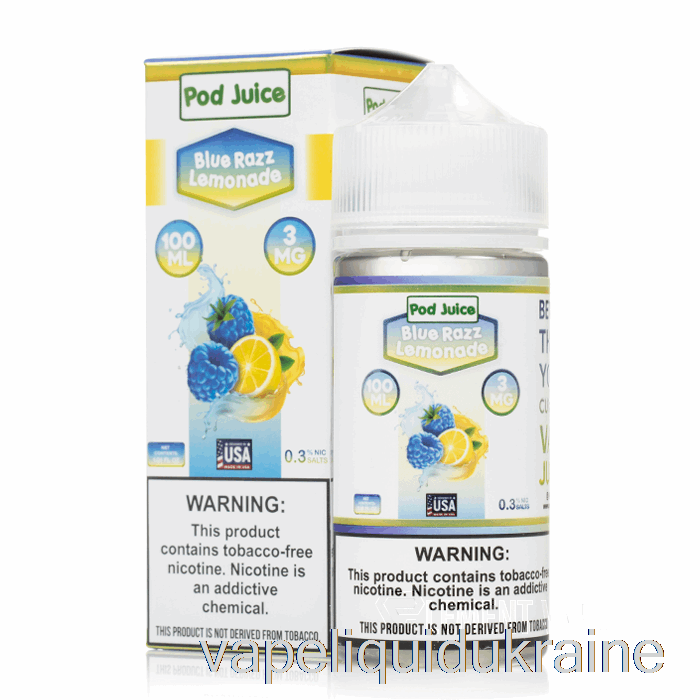 Vape Ukraine Blue Razz Lemonade - Pod Juice - 100mL 12mg